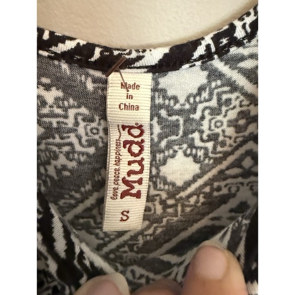 MUDD Tribal Aztec Geometric Print Maxi Dress Small - Picture 6 of 8